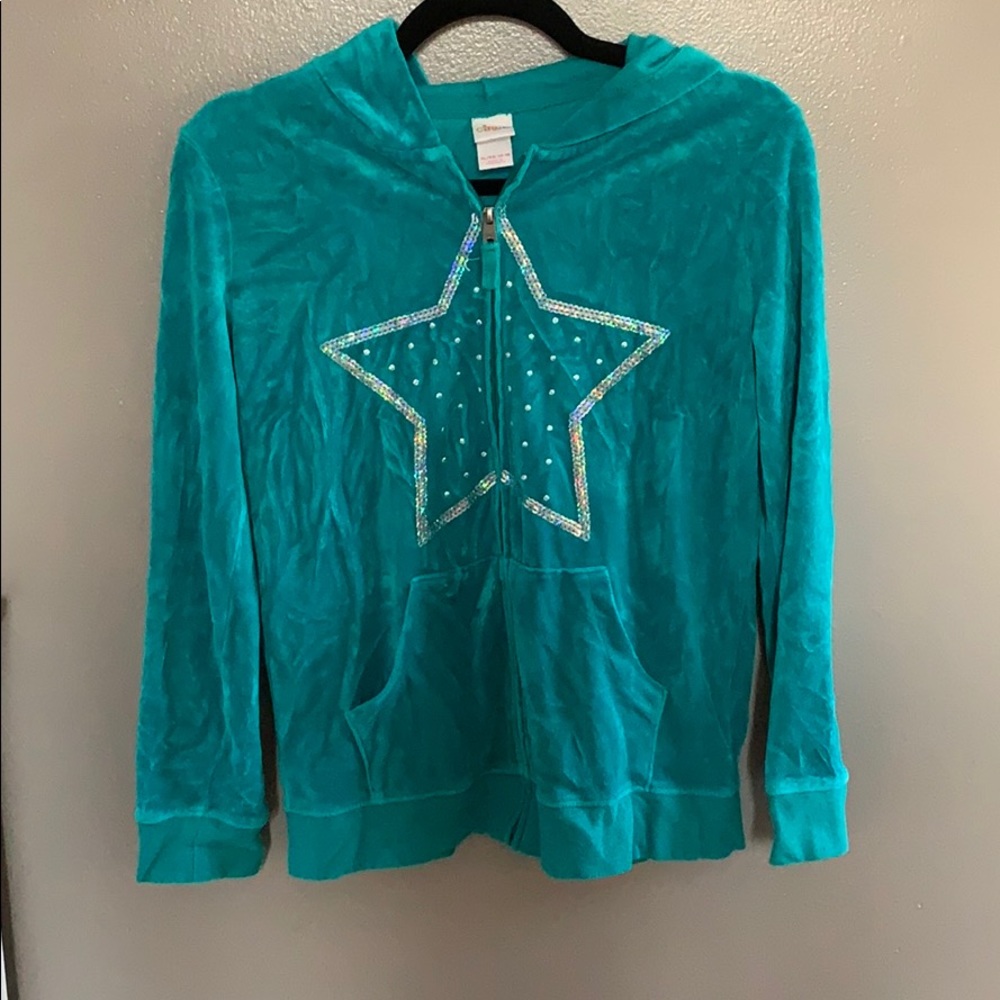 Girls Velvet Hoodie